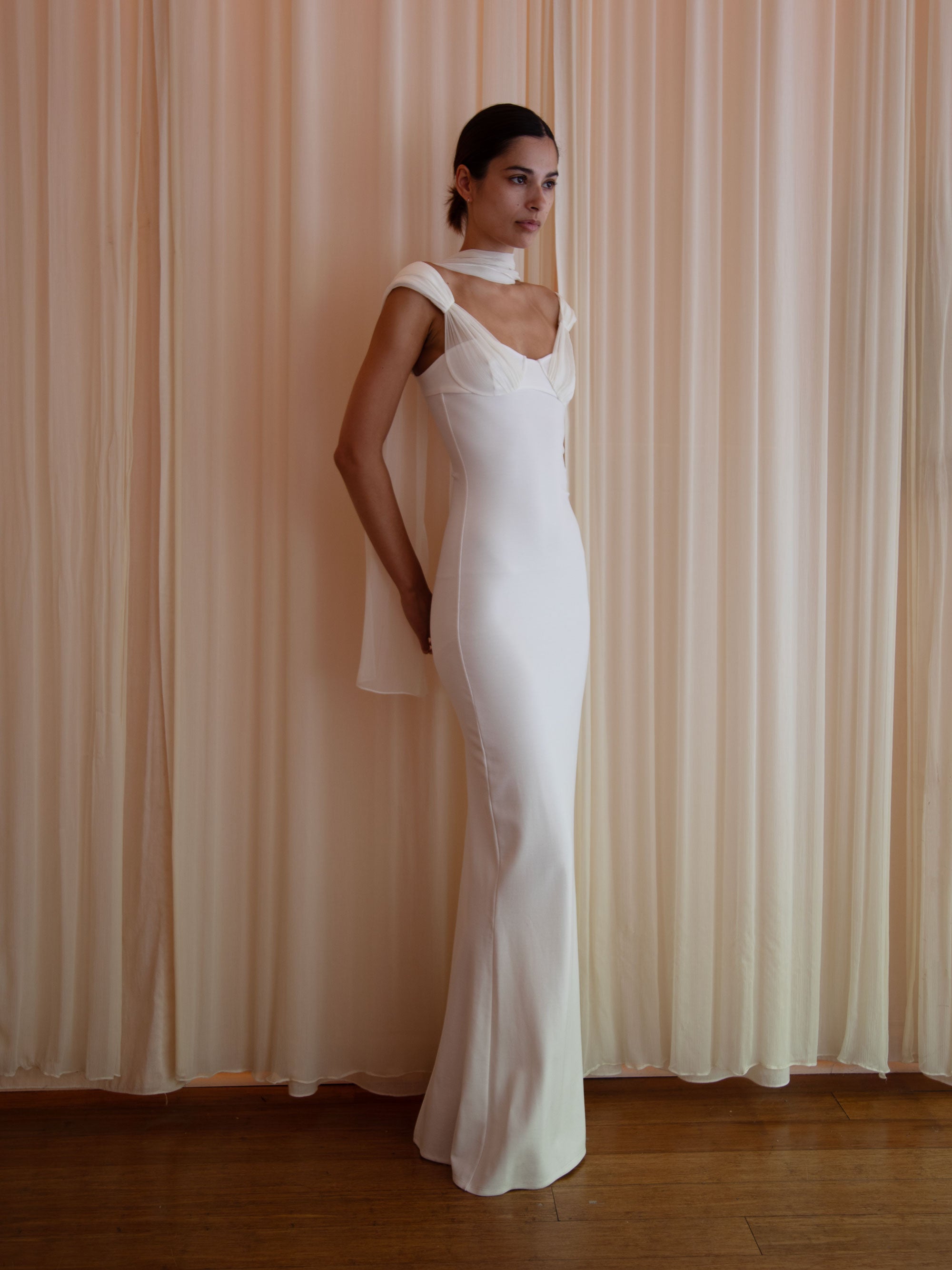 OPERA DRESS IN IVORY
