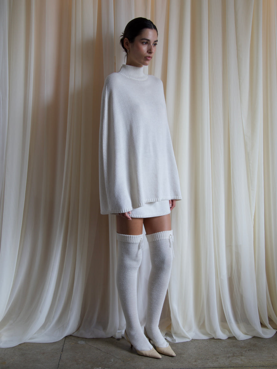 AMBROSIA KNIT PONCHO – B U C I