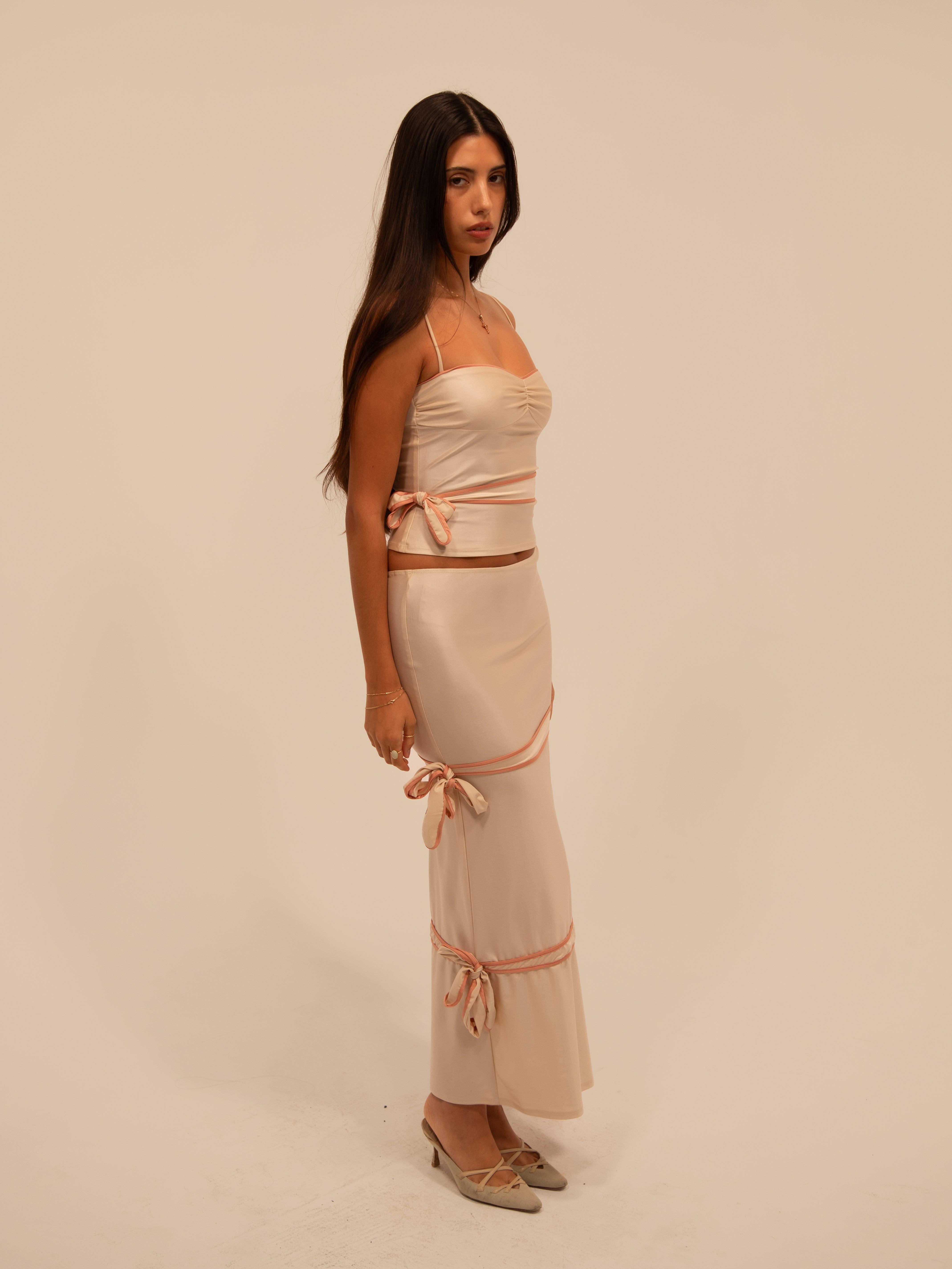 CUPCAKE SKIRT IN METALLIC