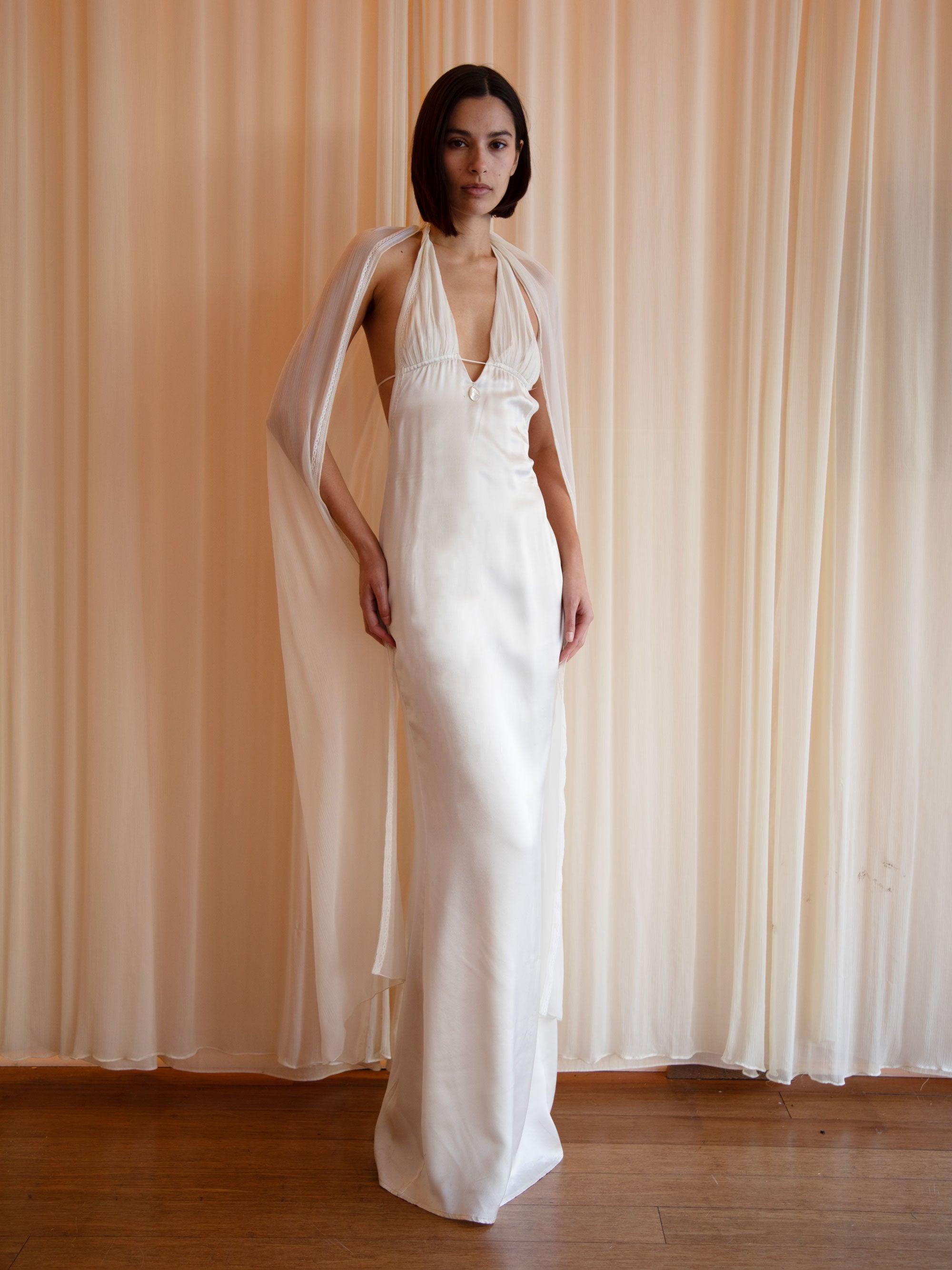 STARGAZER DRESS IN IVORY