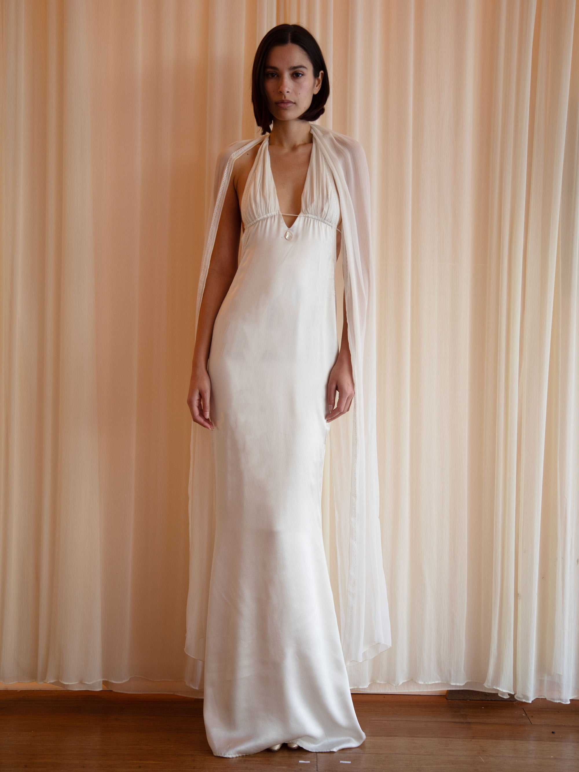 STARGAZER DRESS IN IVORY