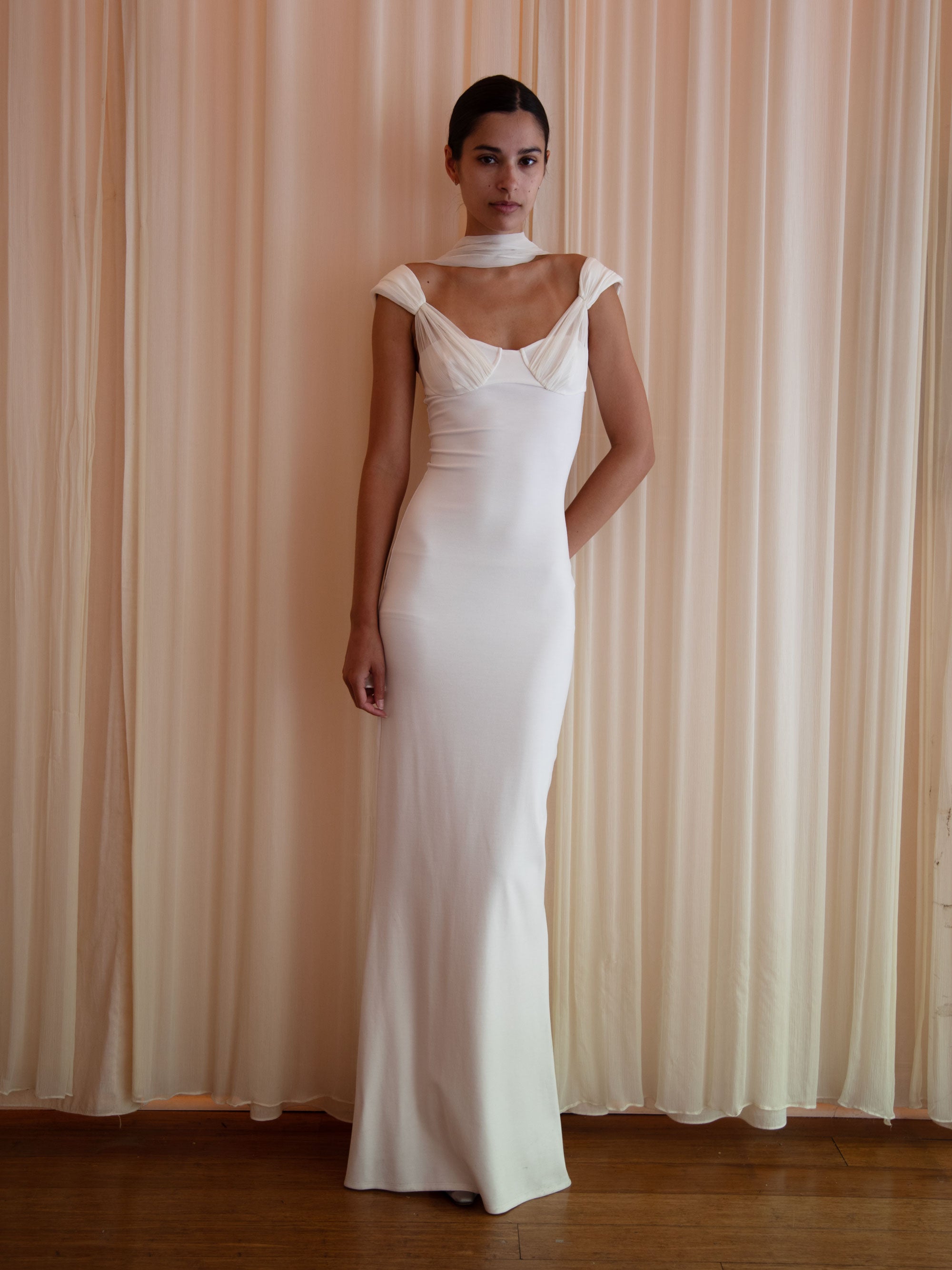 OPERA DRESS IN IVORY