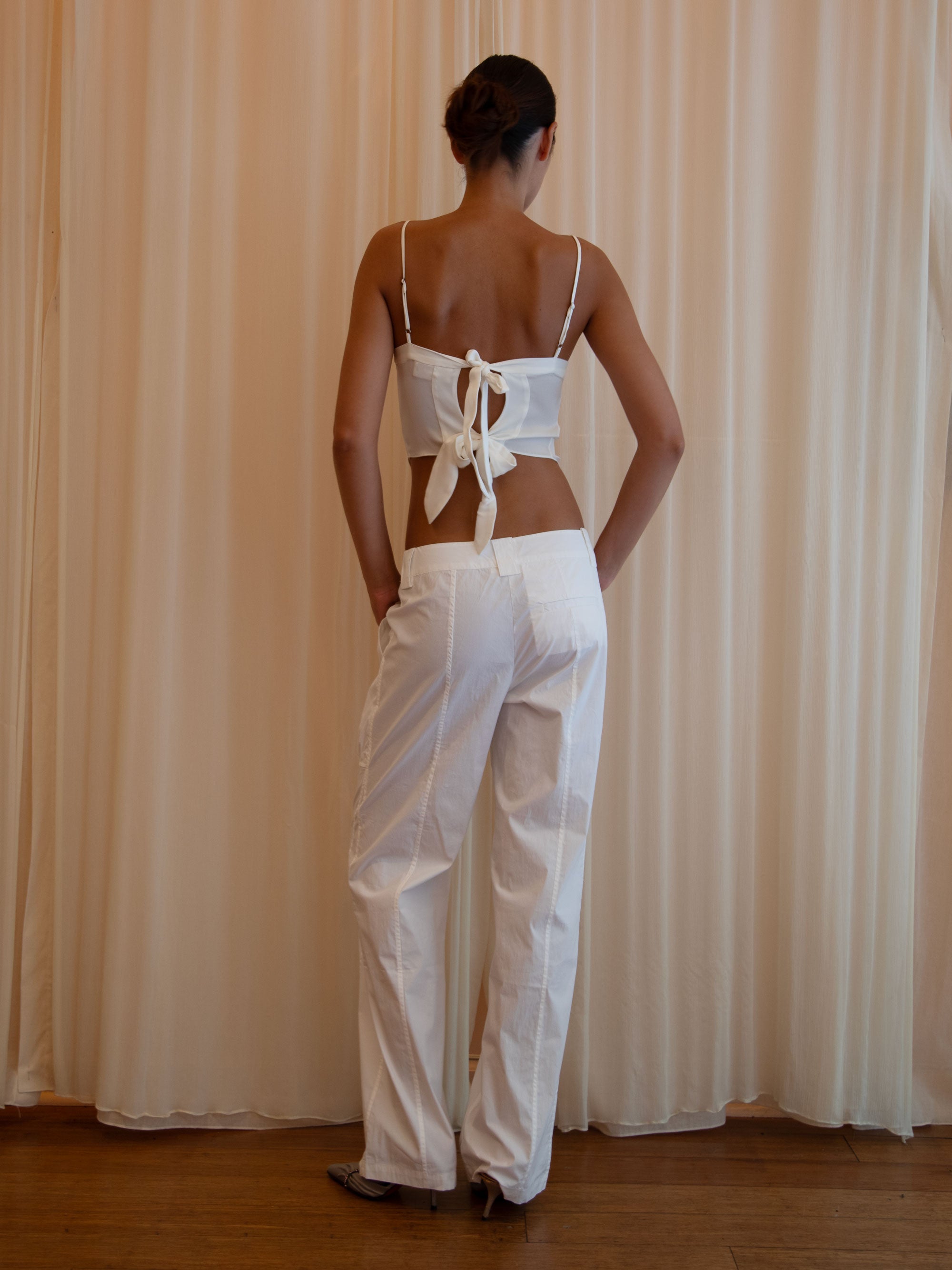 FREYA PANT IN IVORY