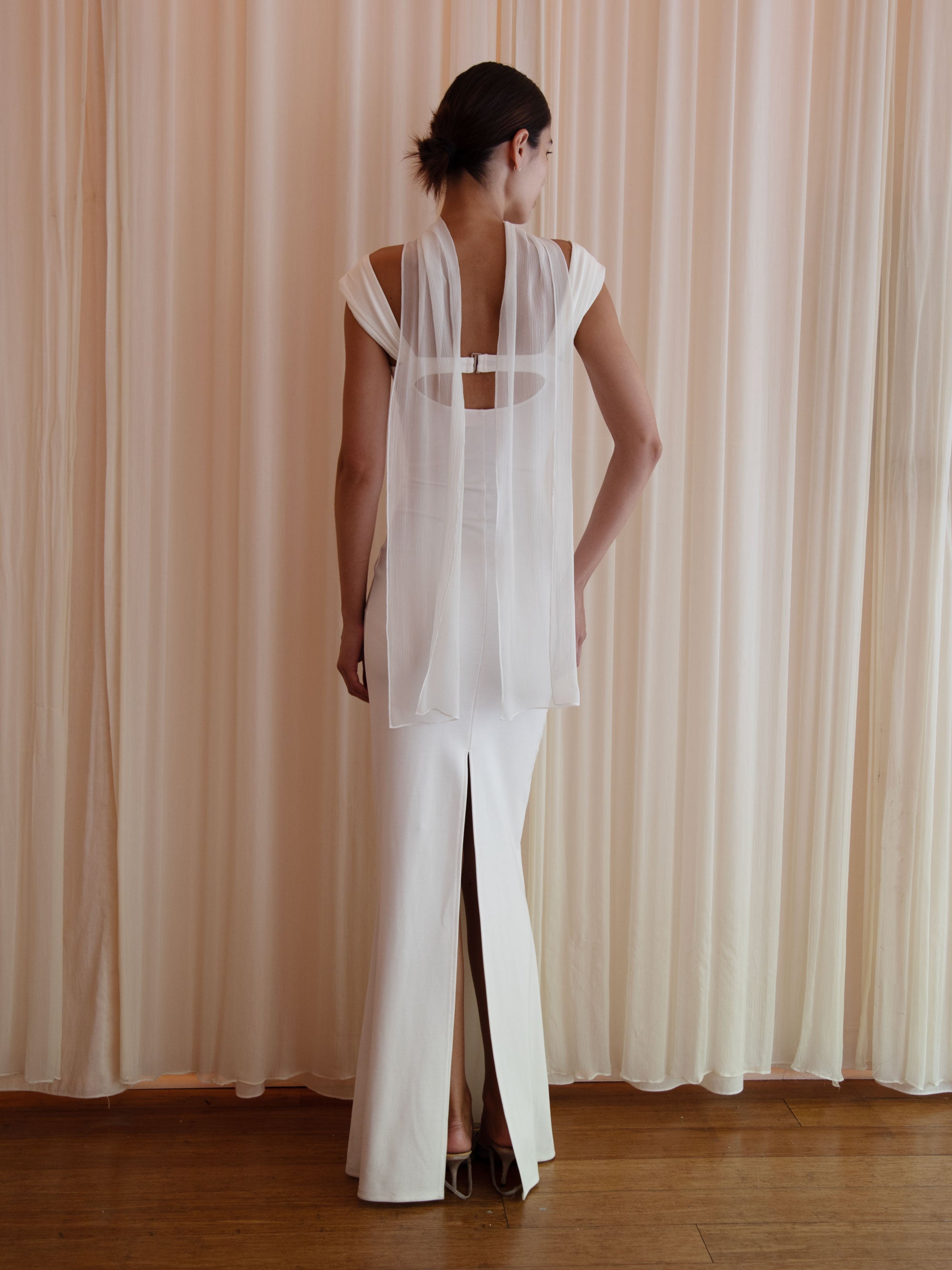 OPERA DRESS IN IVORY