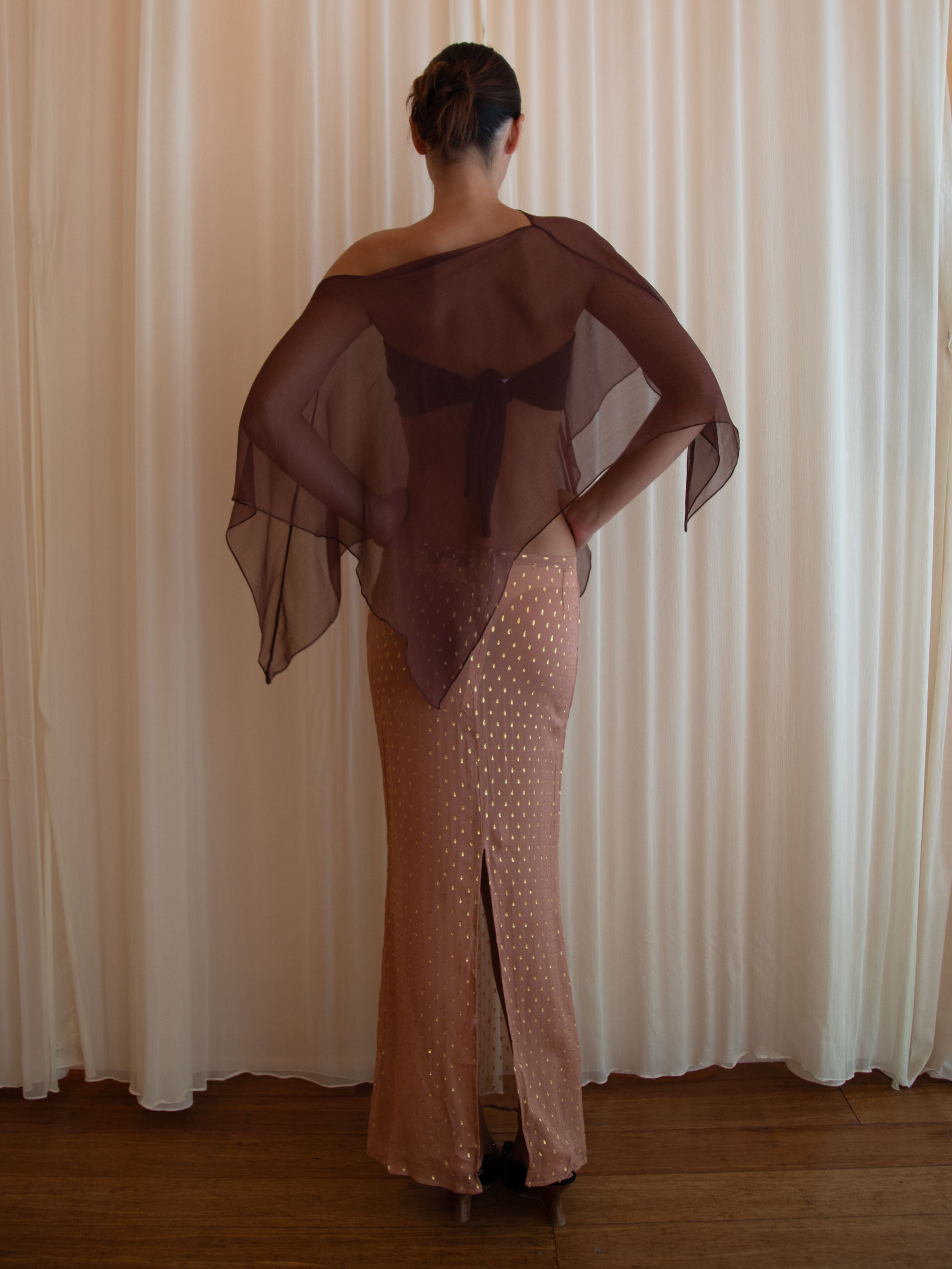 SOLSTICE SKIRT IN MAUVE