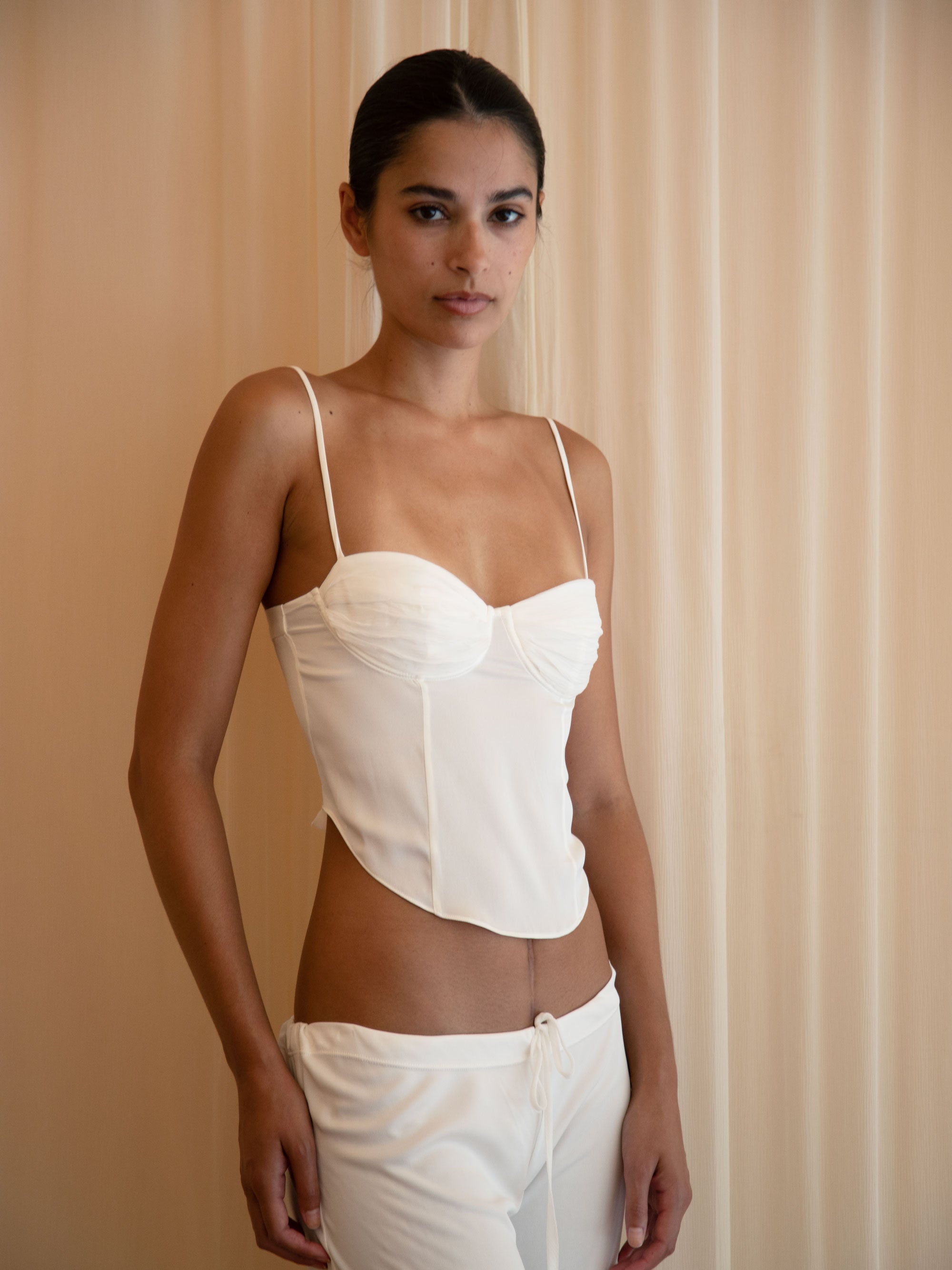 SIENNA BUSTIER IN IVORY