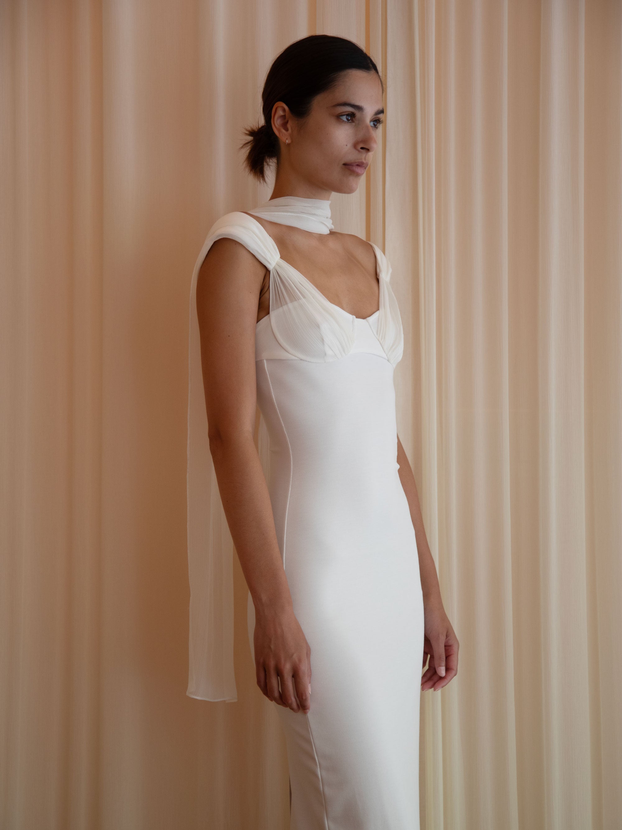 OPERA DRESS IN IVORY