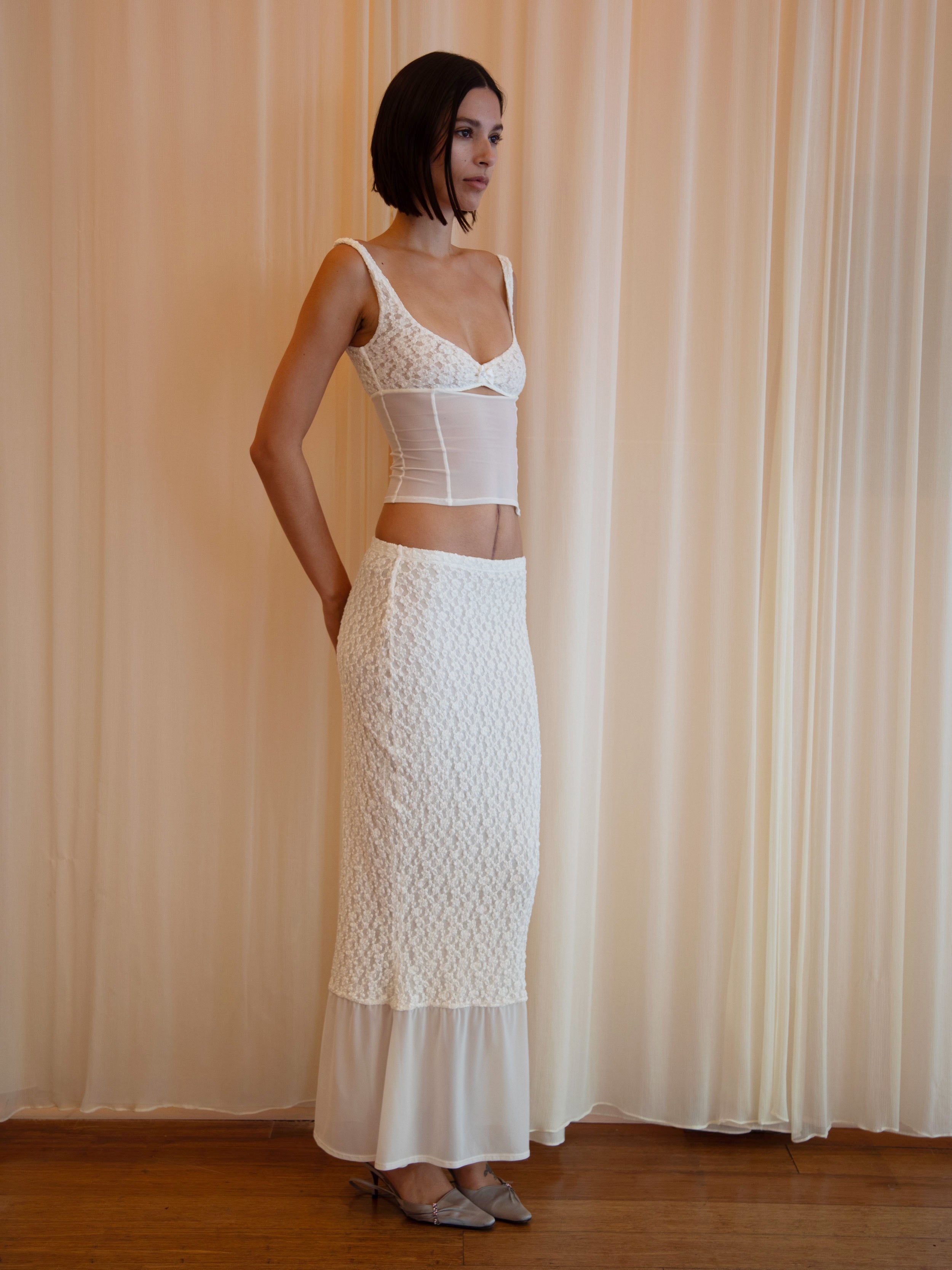 EQUINOX TOP IN IVORY