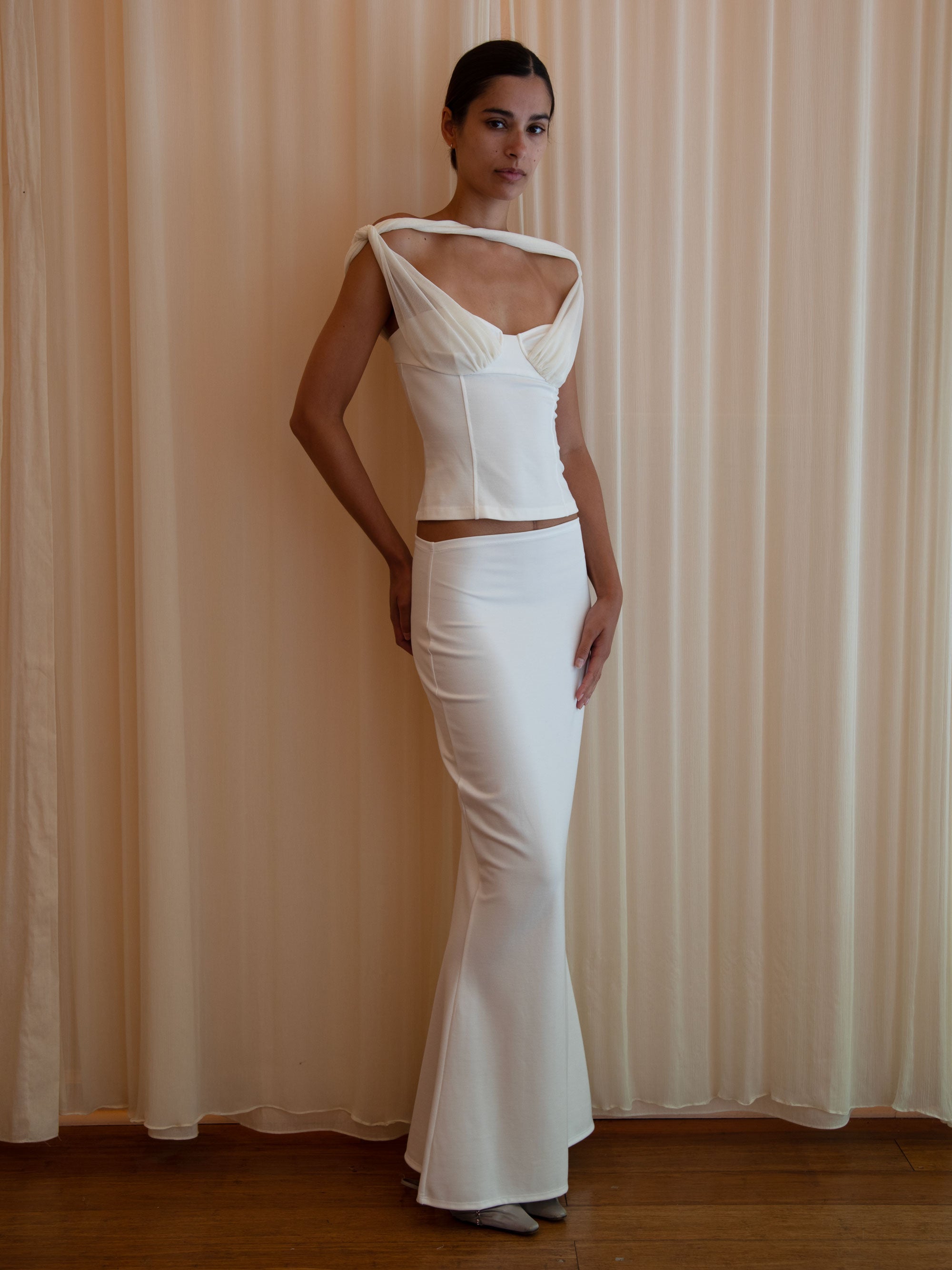 DIVINITY TOP IN IVORY