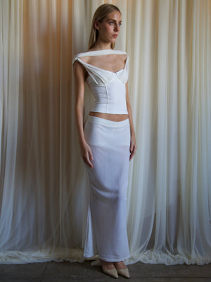 
                  
                    Load image into Gallery viewer, MEEYA SKIRT IN IVORY
                  
                