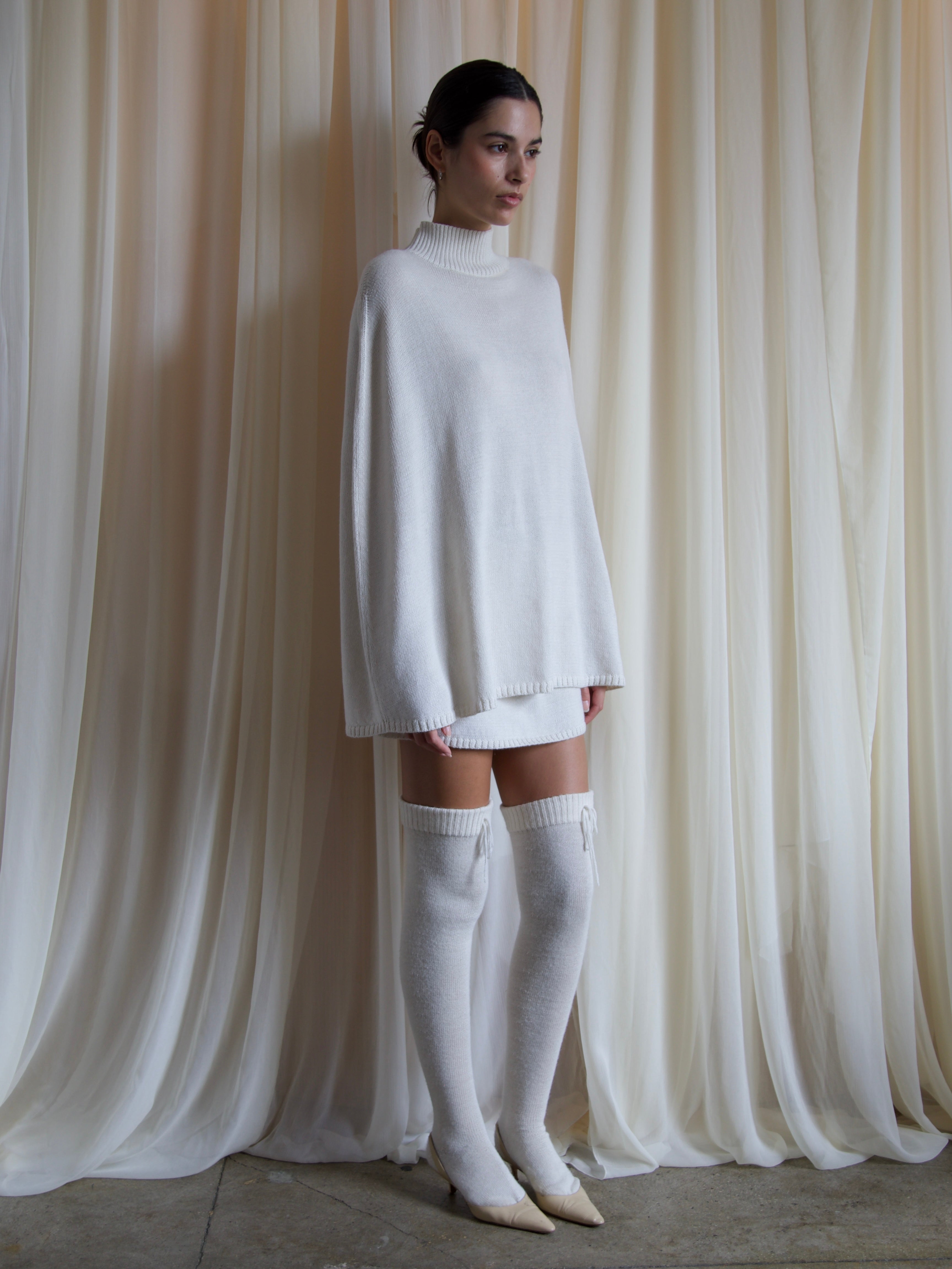 AMBROSIA KNIT PONCHO