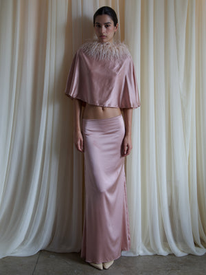 
                  
                    Load image into Gallery viewer, SOLSTICE SKIRT IN CHARMEUSE
                  
                