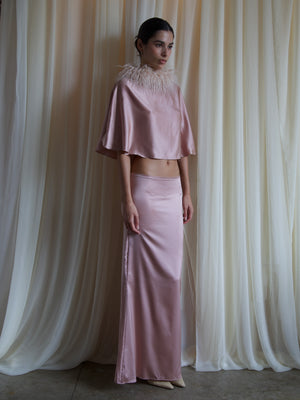 
                  
                    Load image into Gallery viewer, SOLSTICE SKIRT IN CHARMEUSE
                  
                