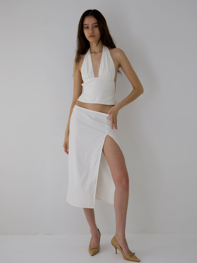 
                  
                    Load image into Gallery viewer, APRIL SKIRT IN IVORY
                  
                