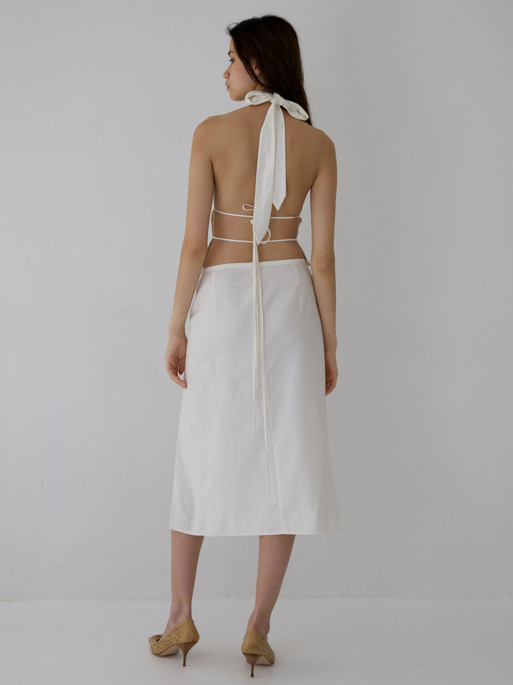 
                  
                    Load image into Gallery viewer, APRIL SKIRT IN IVORY
                  
                