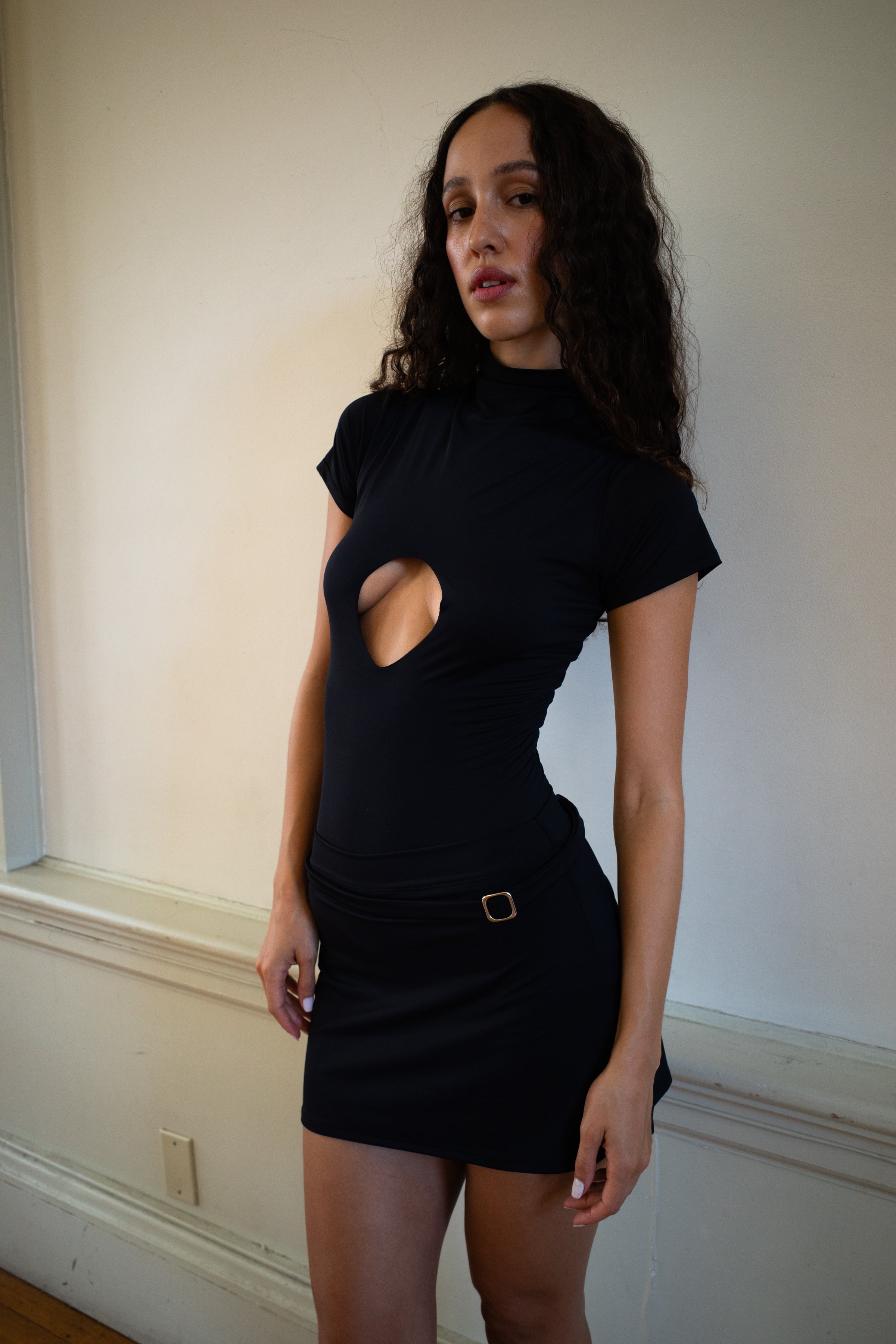 MINI SKIRT IN BLACK
