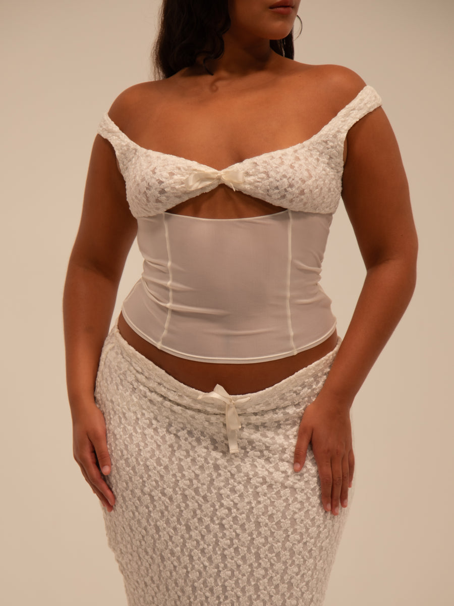 NIA-ALIX TOP IN IVORY