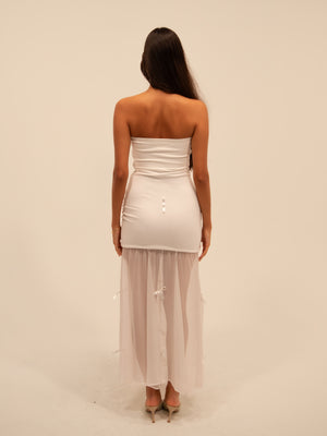 
                  
                    Load image into Gallery viewer, METIS DRESS IVORY + RECYCLED
                  
                