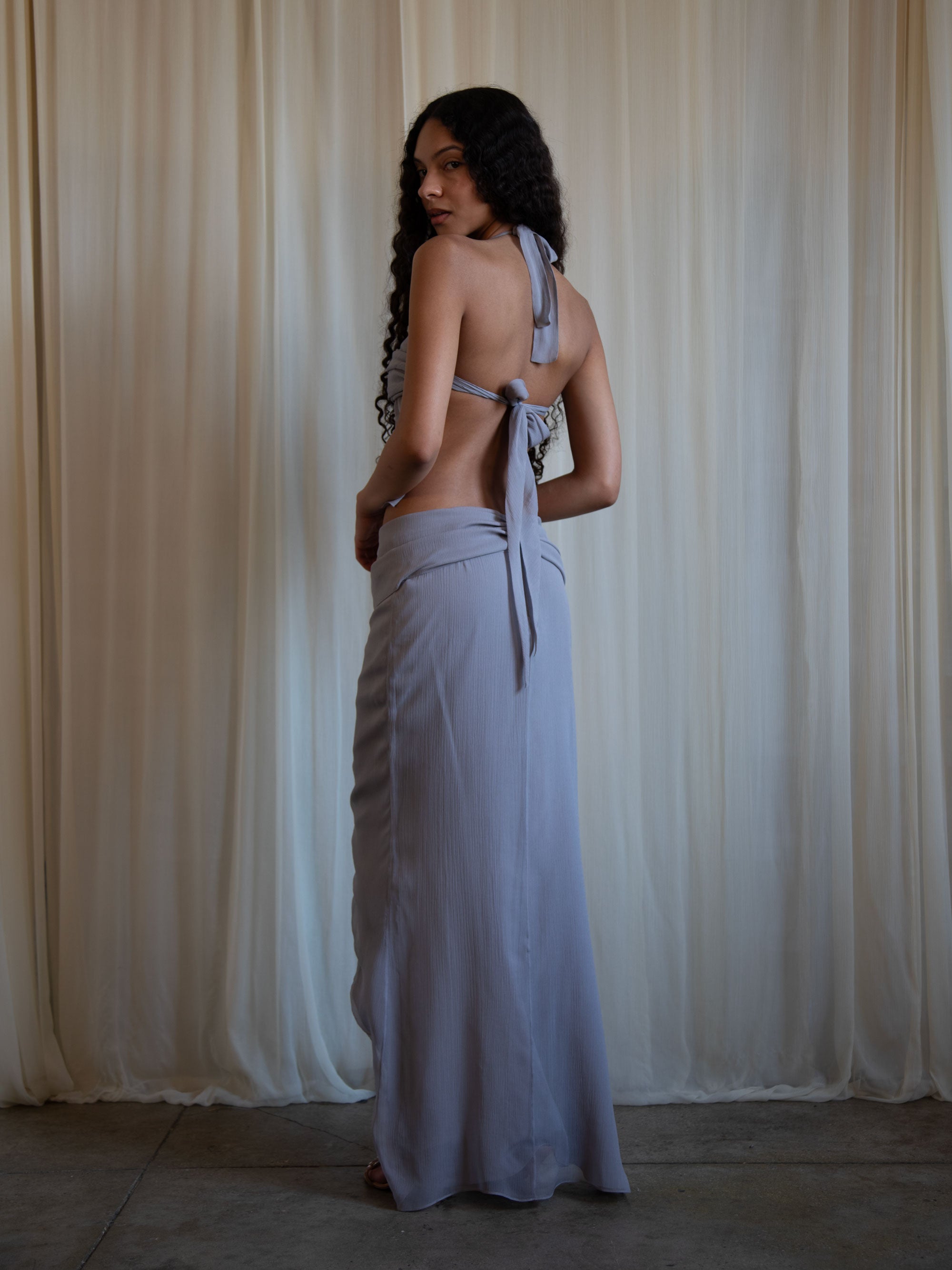 DANDELION SKIRT IN MOONSTONE