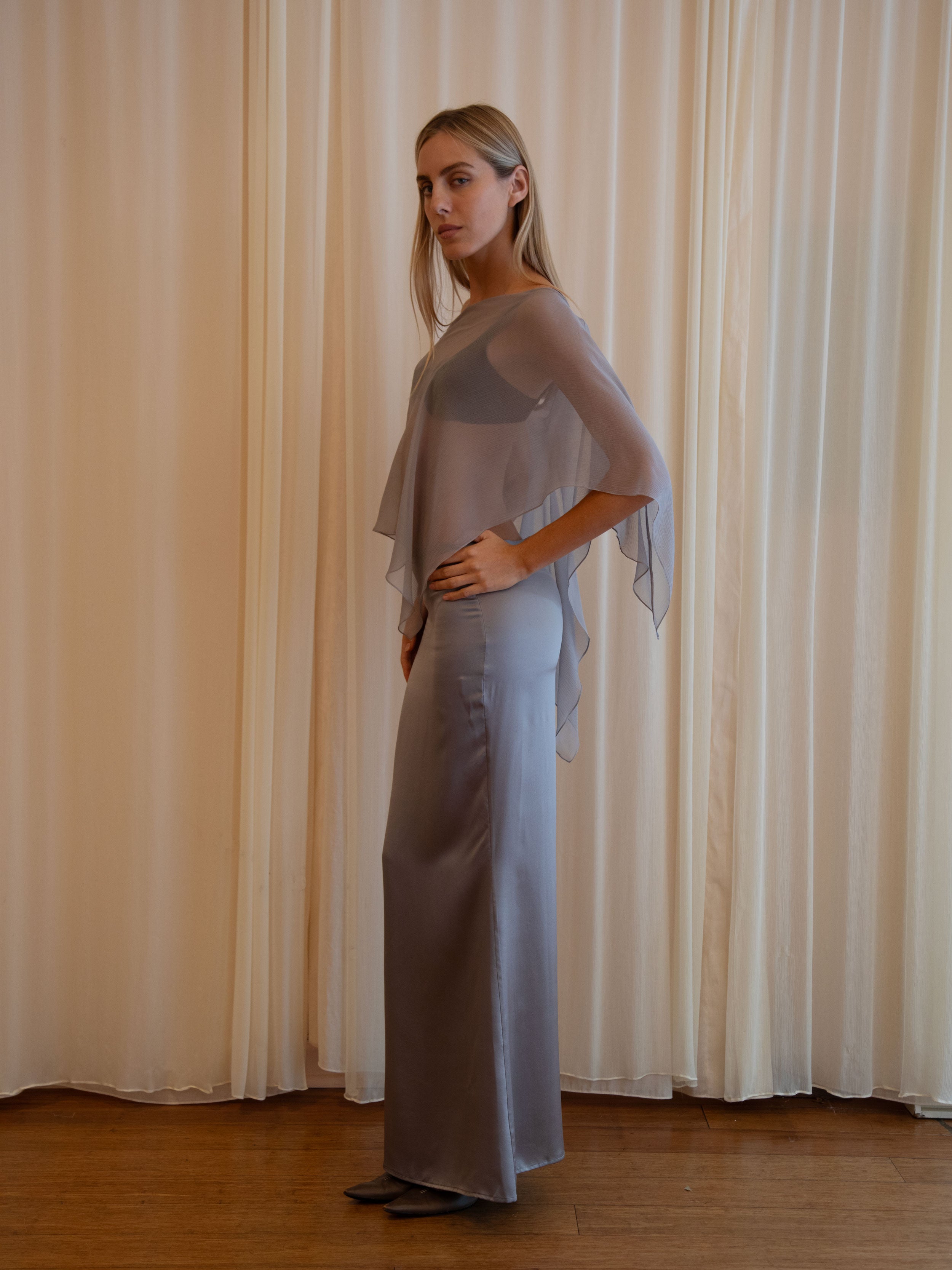 SOLSTICE SKIRT IN SLATE