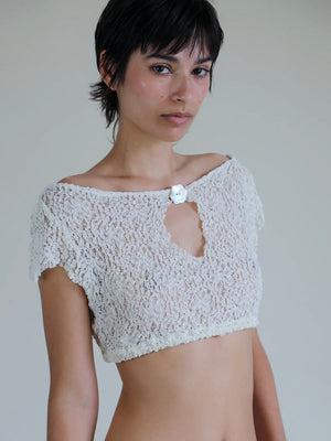 
                  
                    Load image into Gallery viewer, LACE TOP + DEADSTOCK
                  
                