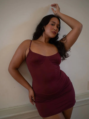
                  
                    Load image into Gallery viewer, COCO CORSET IN MERLOT
                  
                