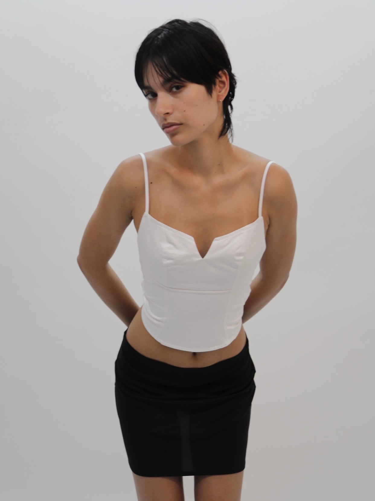 BACKLESS TIE TOP + ORGANIC