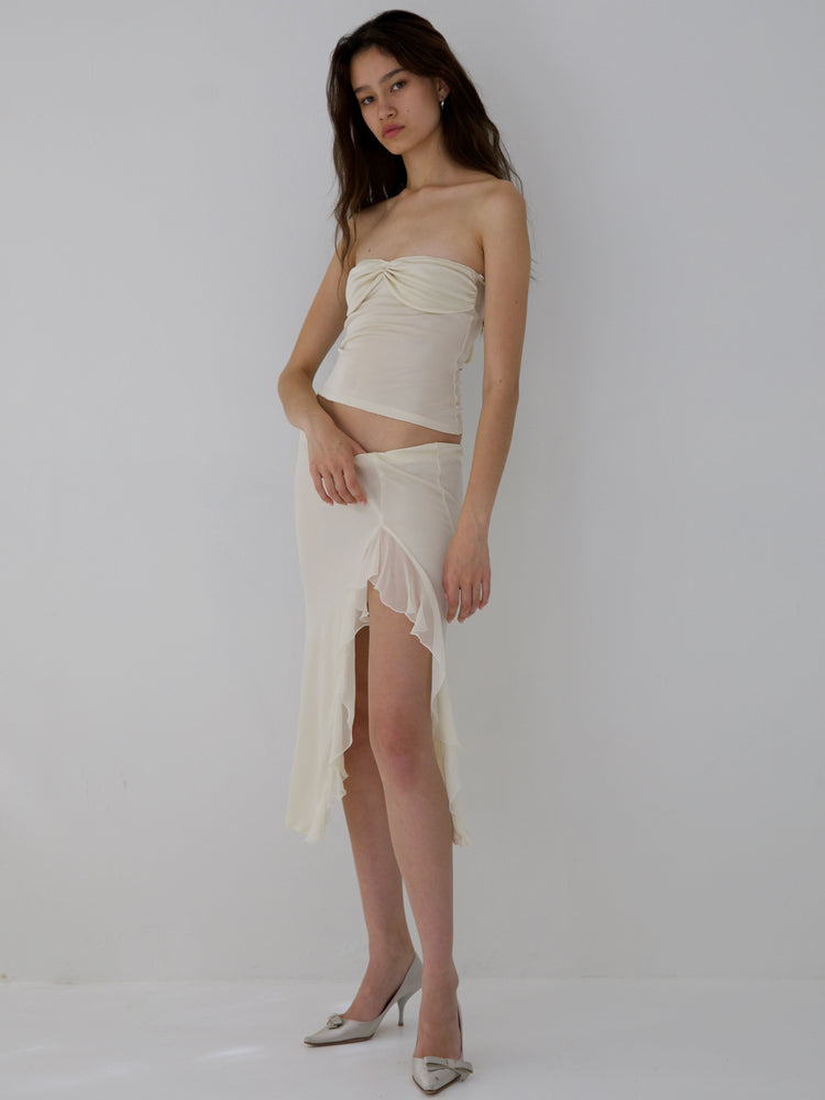 BLOSSOM SKIRT IN ALMOND (pre-order)