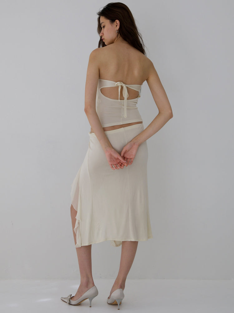 
                  
                    Load image into Gallery viewer, BLOSSOM SKIRT IN ALMOND (pre-order)
                  
                