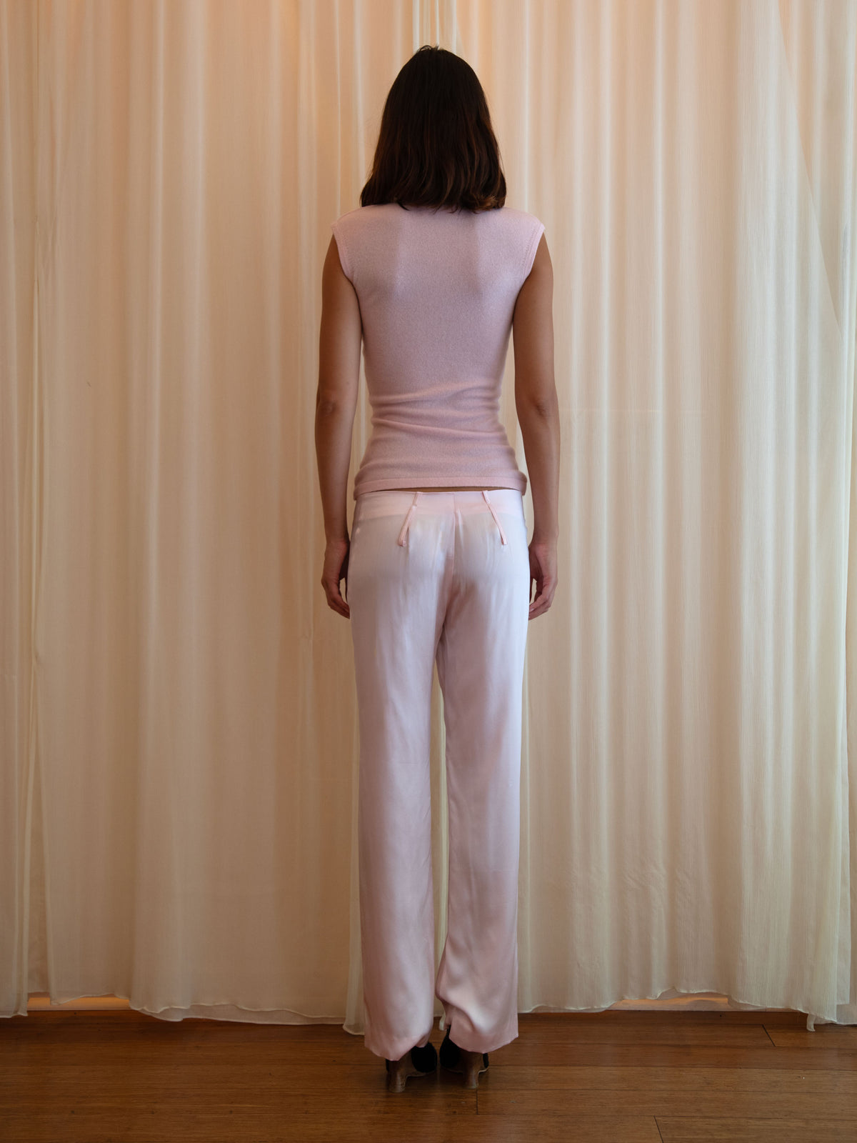 ARDEN SWEATER IN BABY PINK
