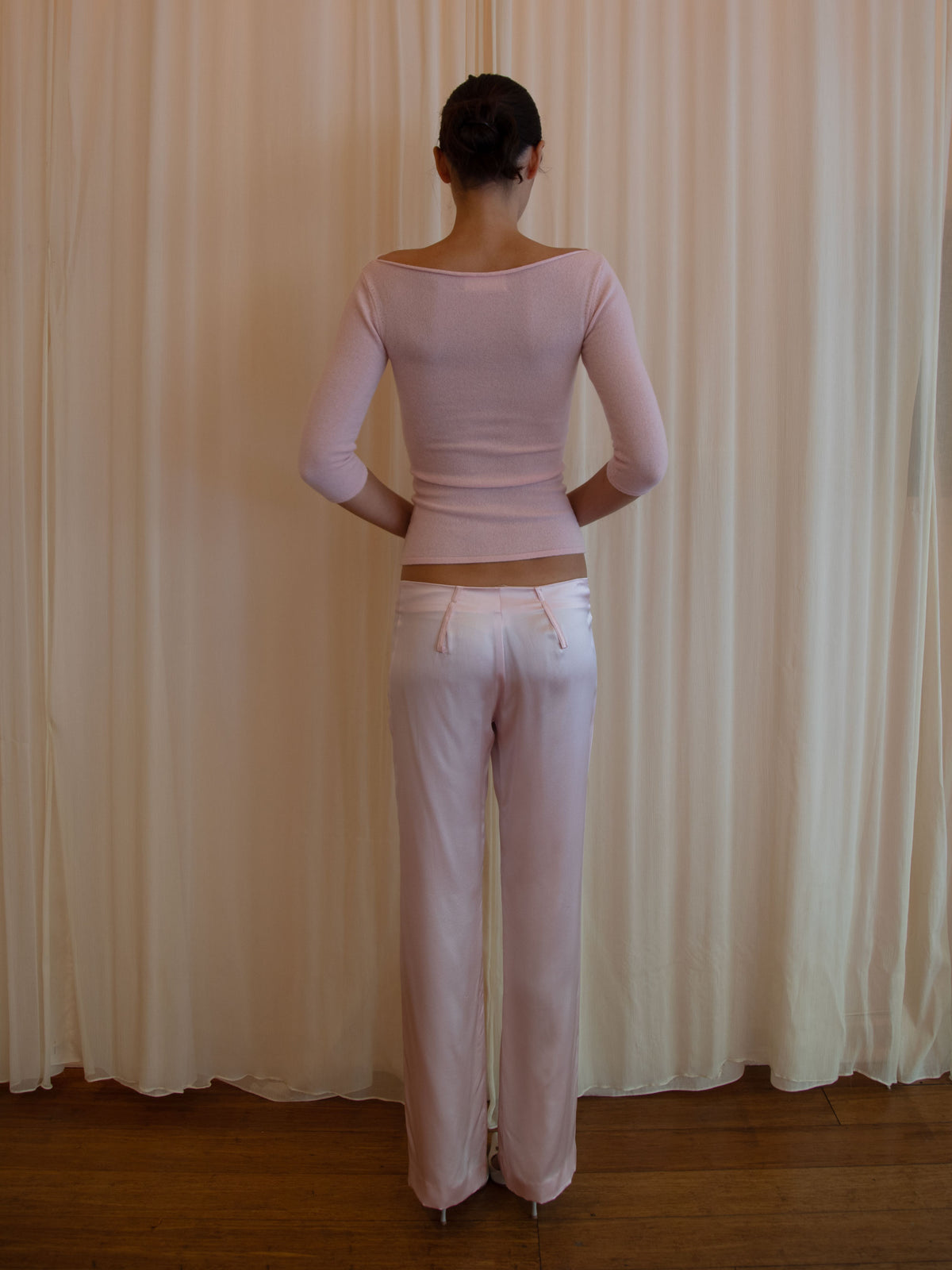 JANE SWEATER IN BABY PINK