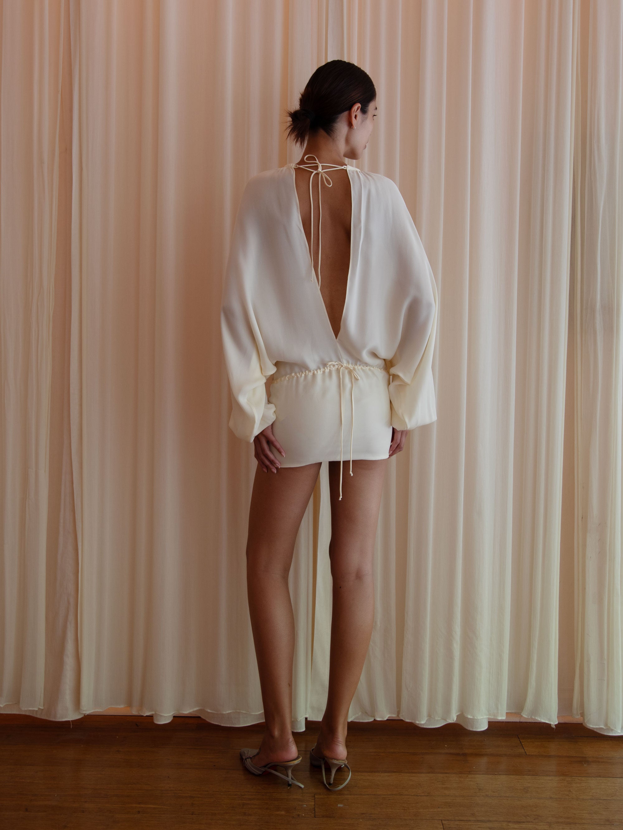 MLINI DRESS IN CREAM (PRE-ORDER)