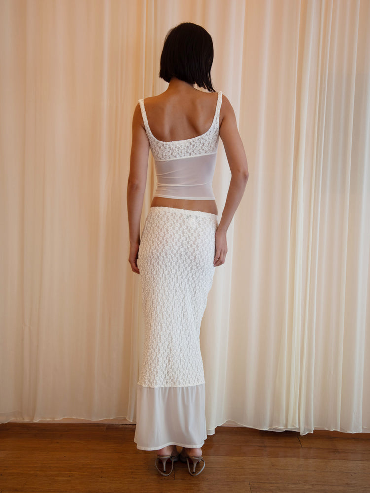
                  
                    Load image into Gallery viewer, EQUINOX SKIRT IN IVORY
                  
                