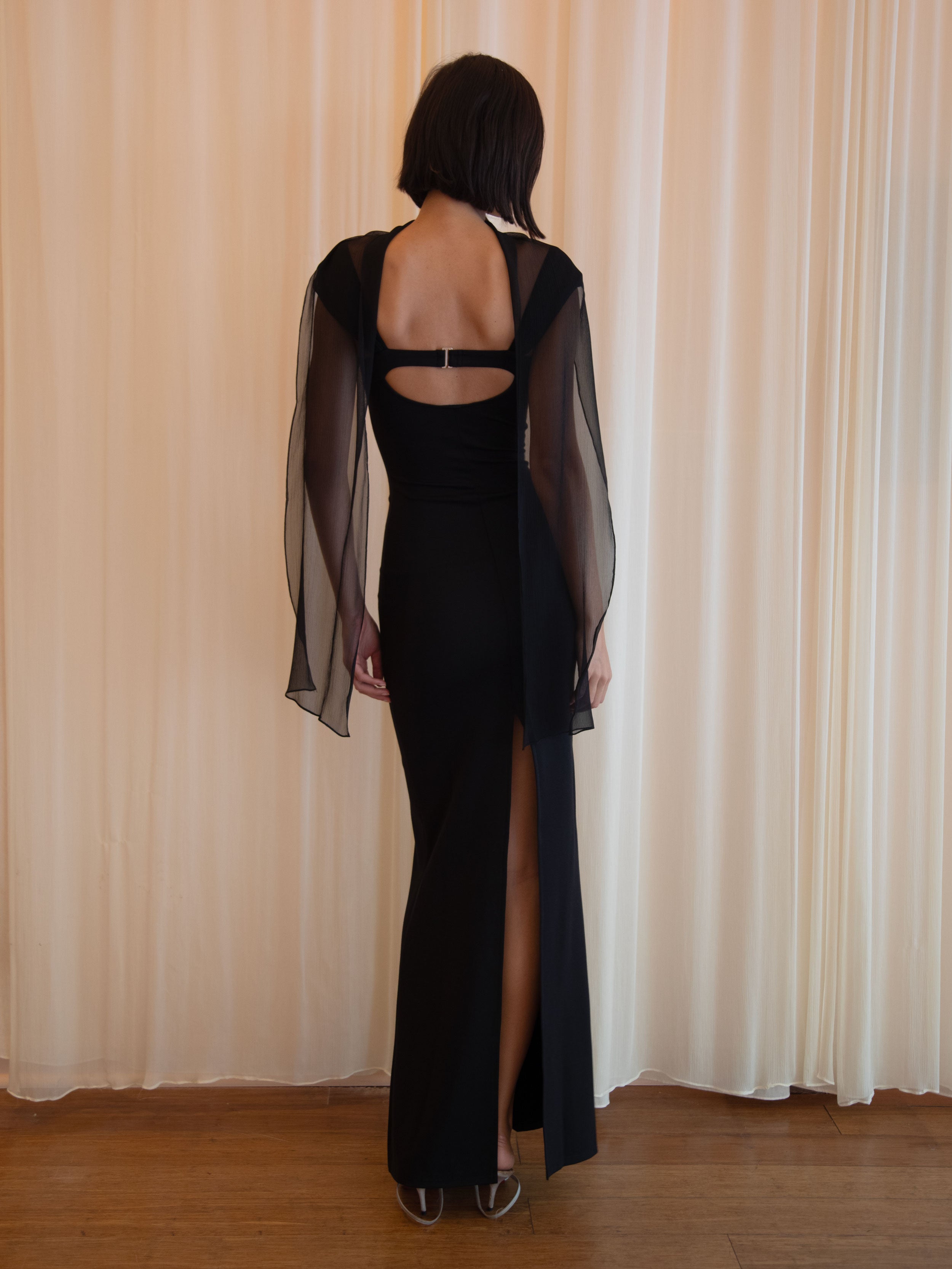 OPERA DRESS IN BLACK