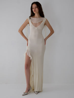 
                  
                    Load image into Gallery viewer, CHA CHA DRESS IN ALMOND (pre-order)
                  
                