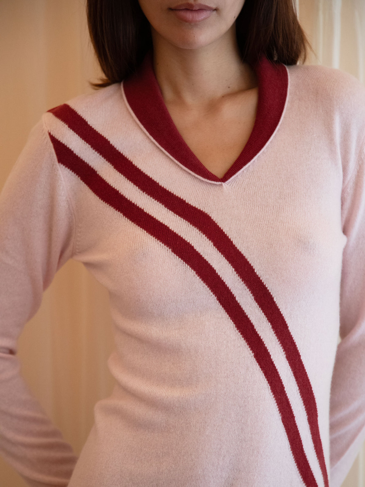 RALEIGH DRESS IN BABY PINK & LIPSTICK