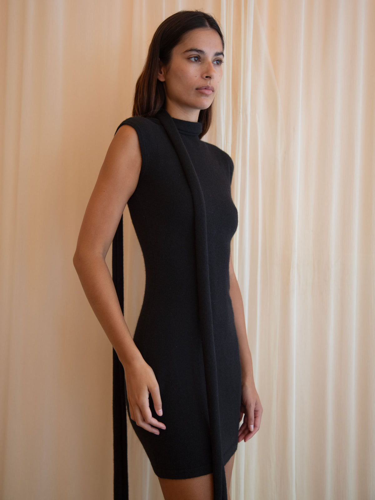 NATASHA DRESS IN BLACK