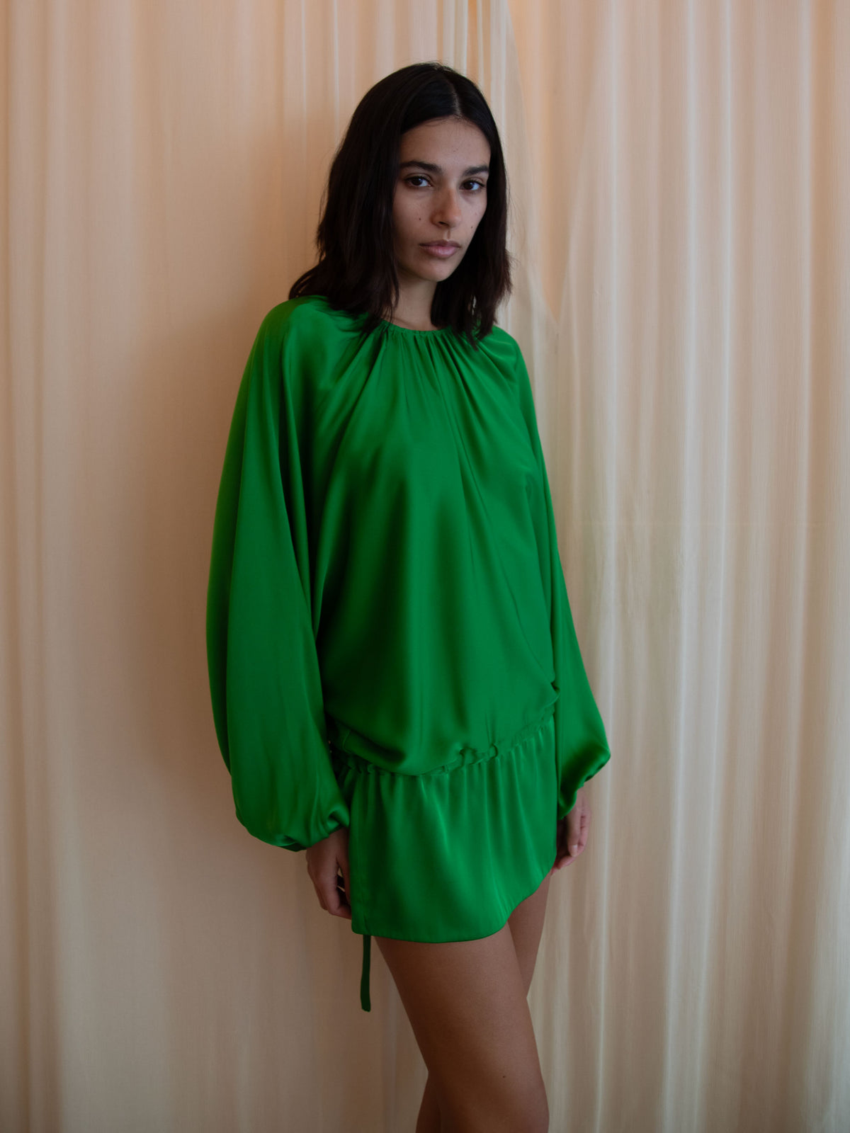 MLINI DRESS IN WHEATGRASS