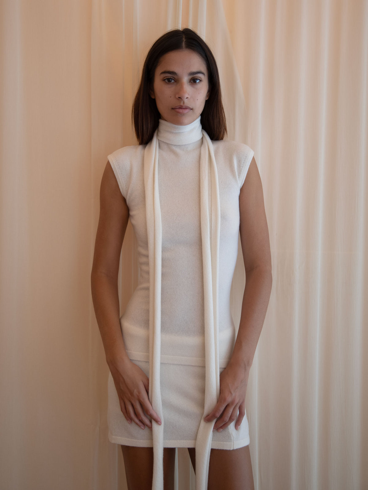 ARDEN SWEATER IN SNOW