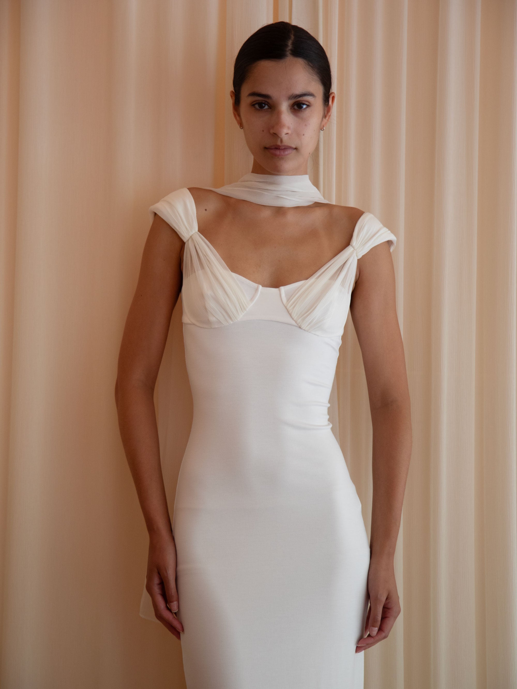 OPERA DRESS IN IVORY