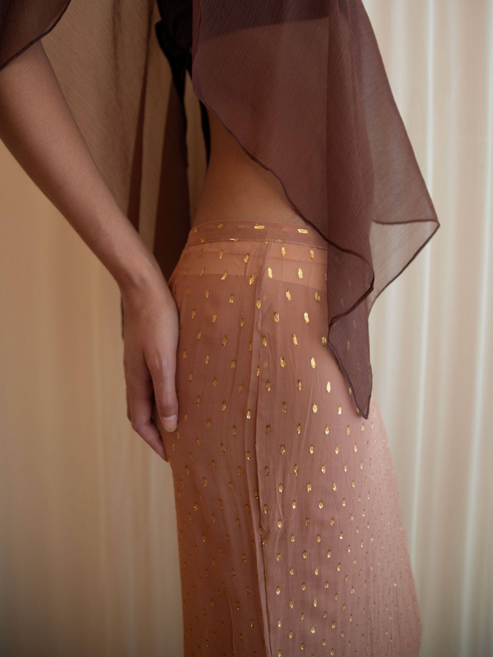 SOLSTICE SKIRT IN MAUVE