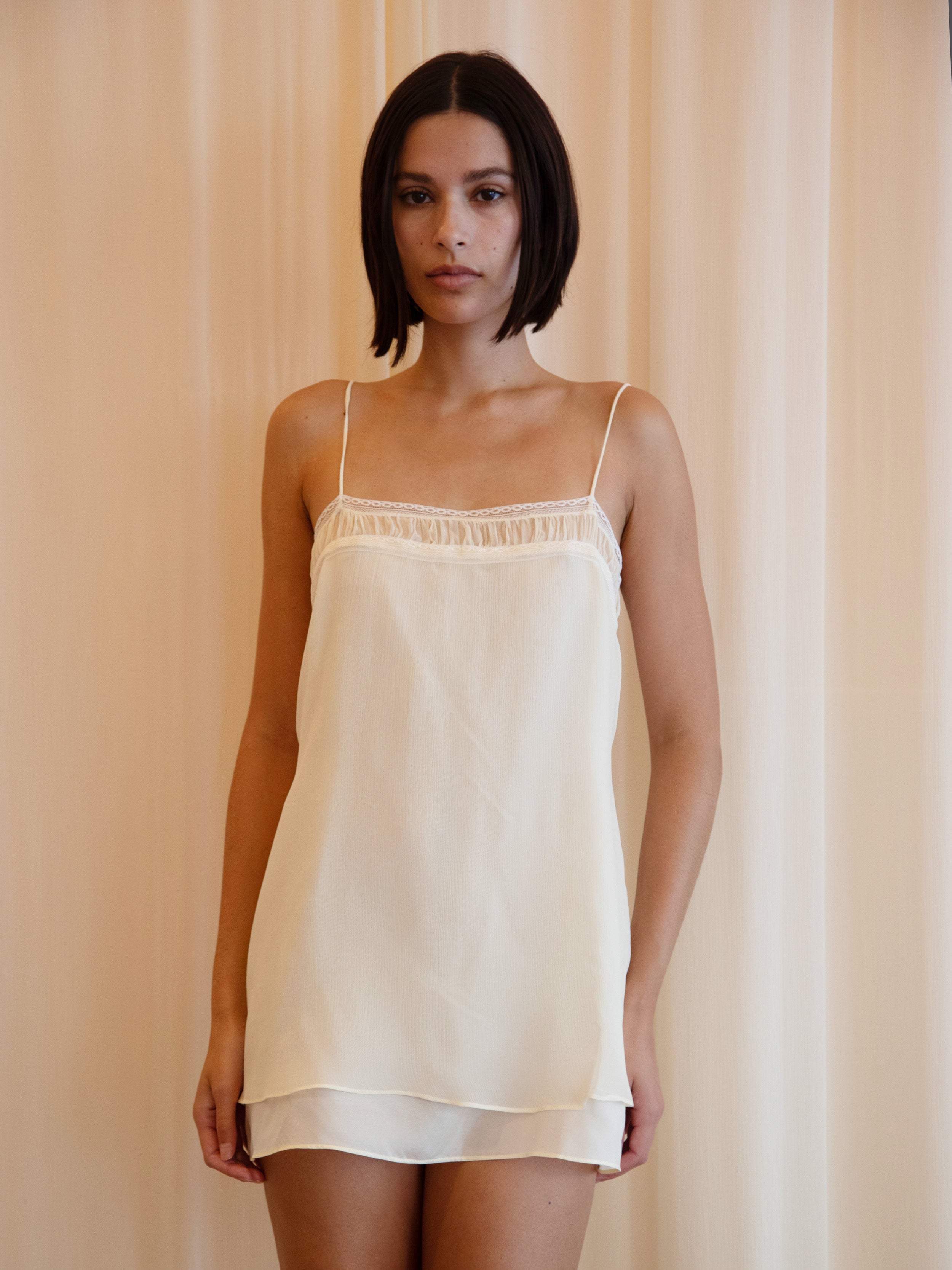 SUNDEW DRESS IN IVORY