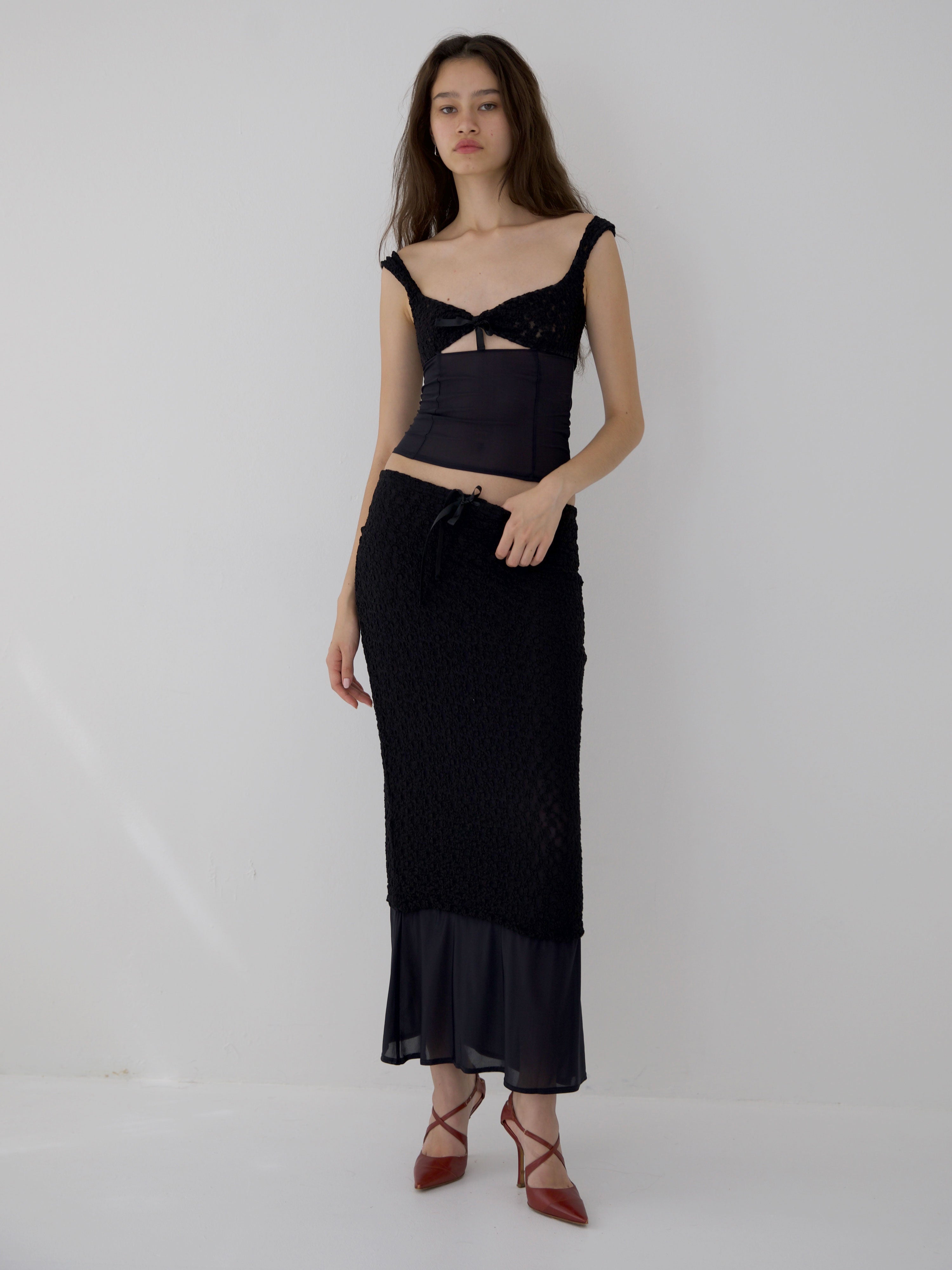 EQUINOX SKIRT IN BLACK – B U C I