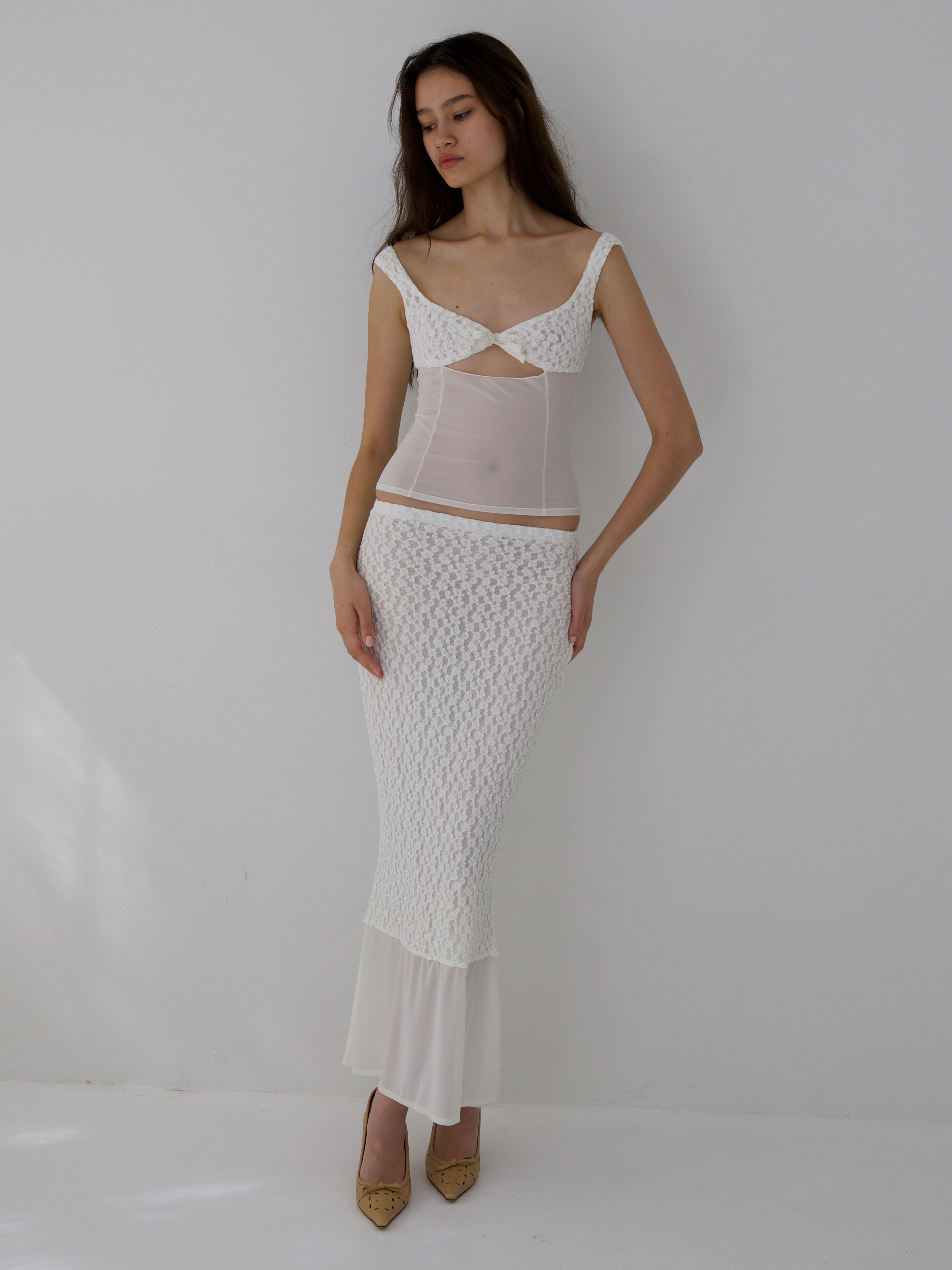 EQUINOX TOP IN IVORY