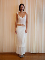 EQUINOX SKIRT IN IVORY