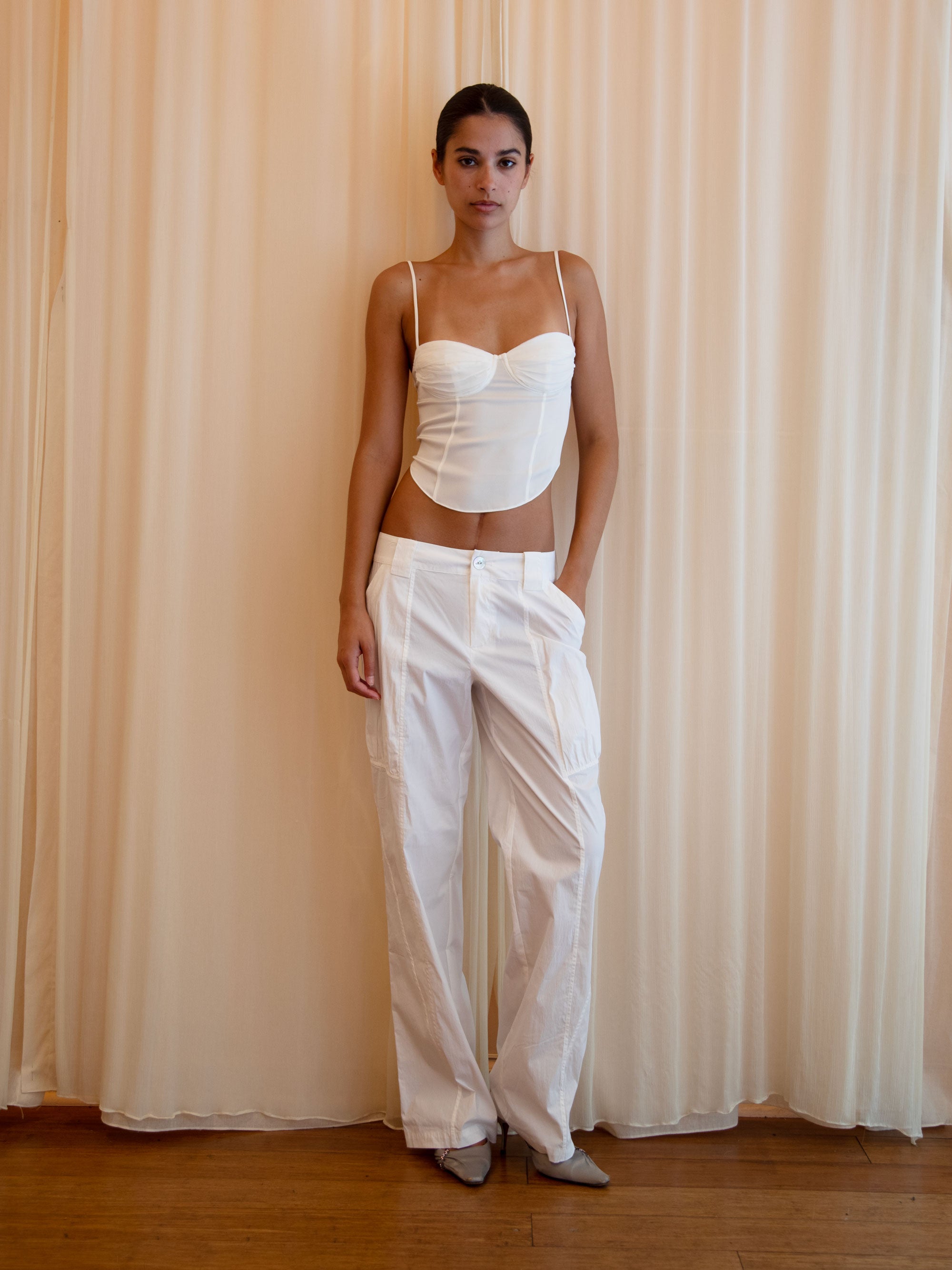 FREYA PANT IN IVORY
