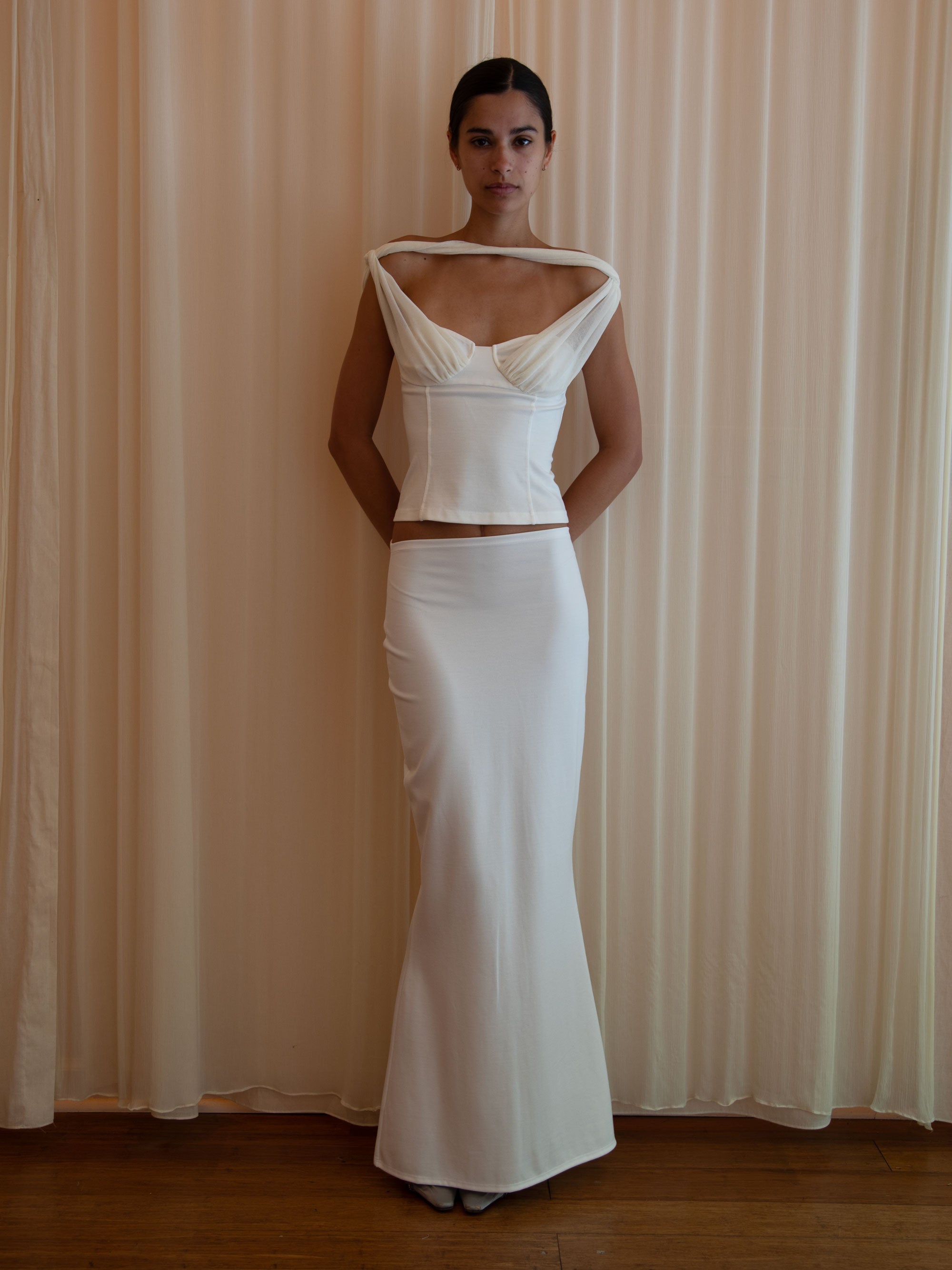 DIVINITY TOP IN IVORY