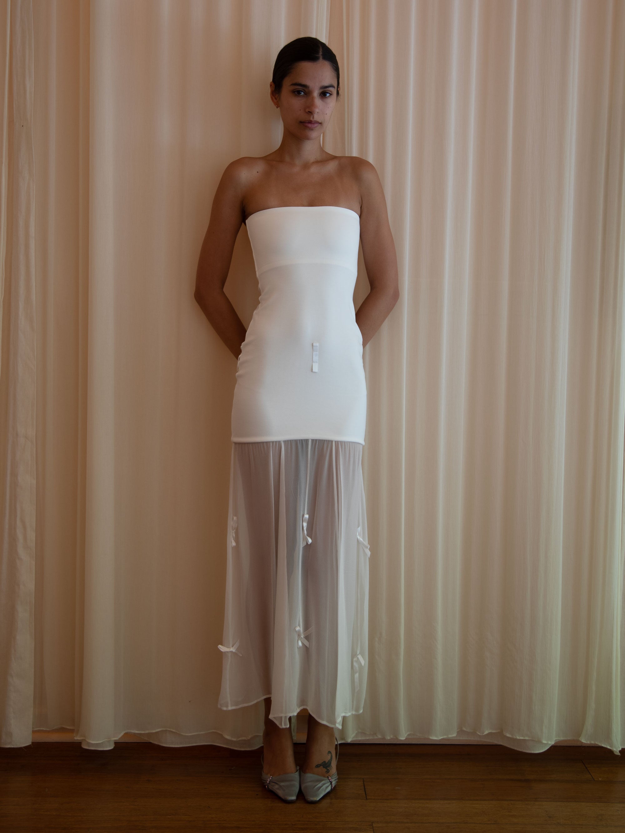 METIS DRESS IVORY + RECYCLED
