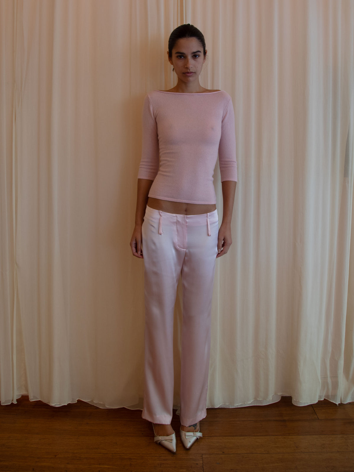 JANE SWEATER IN BABY PINK