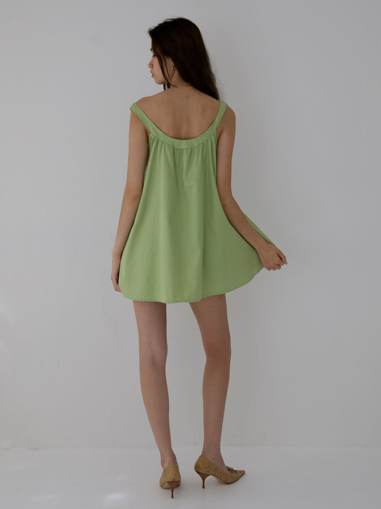 
                  
                    Load image into Gallery viewer, POLLEN DRESS IN PEAR (pre-order)
                  
                